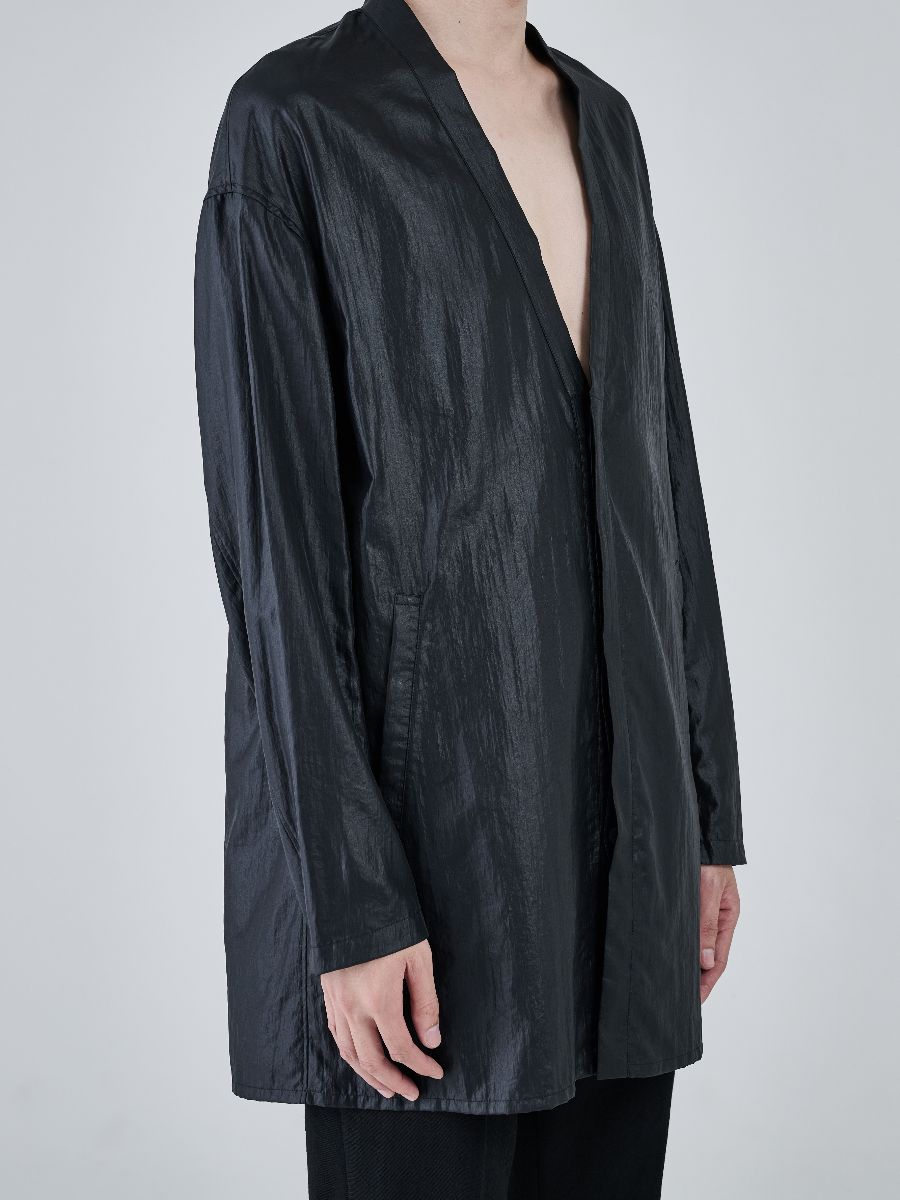 【27SS】 OVERSIZED KIMONO SHIRT / ブラック