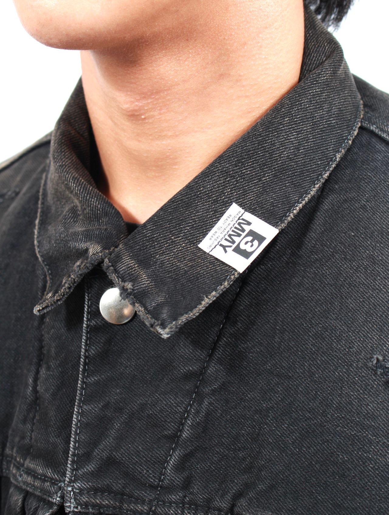 【25AW】 ダブル レイヤード デニム ジャケット / DOUBLE LAYERED DENIM / ブラック