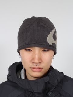 SAN SAN GEAR - 【24SS】ロゴ ビーニー / LOGO BEANIE / チャコール 