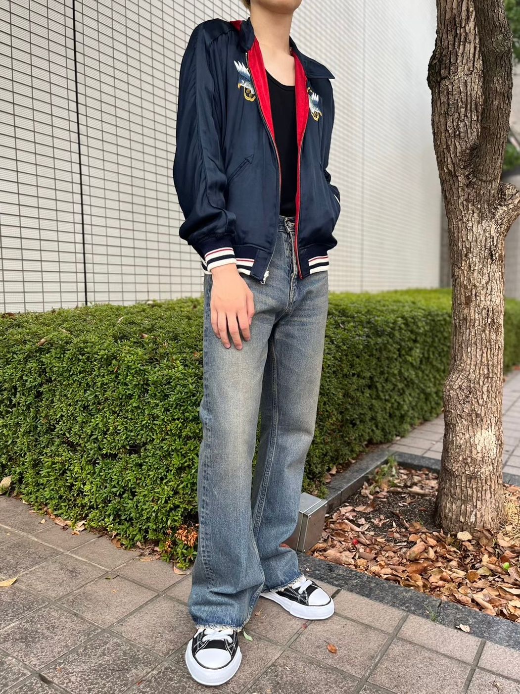 "ピーターソン" キャンバス ローカット スニーカー / PETERSON LOW OG SOLE CANVAS LOWCUT SNEAKER / ブラック