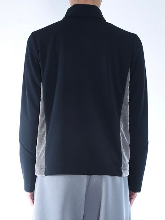 【24AW】フロック ハーフジップ トップス / FLOC TOPS / ブラック