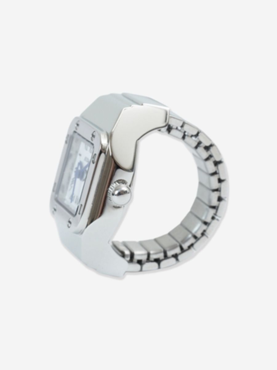セイント リング ウォッチ 時計リング / SAINT RING WATCH / ホワイト×シルバー