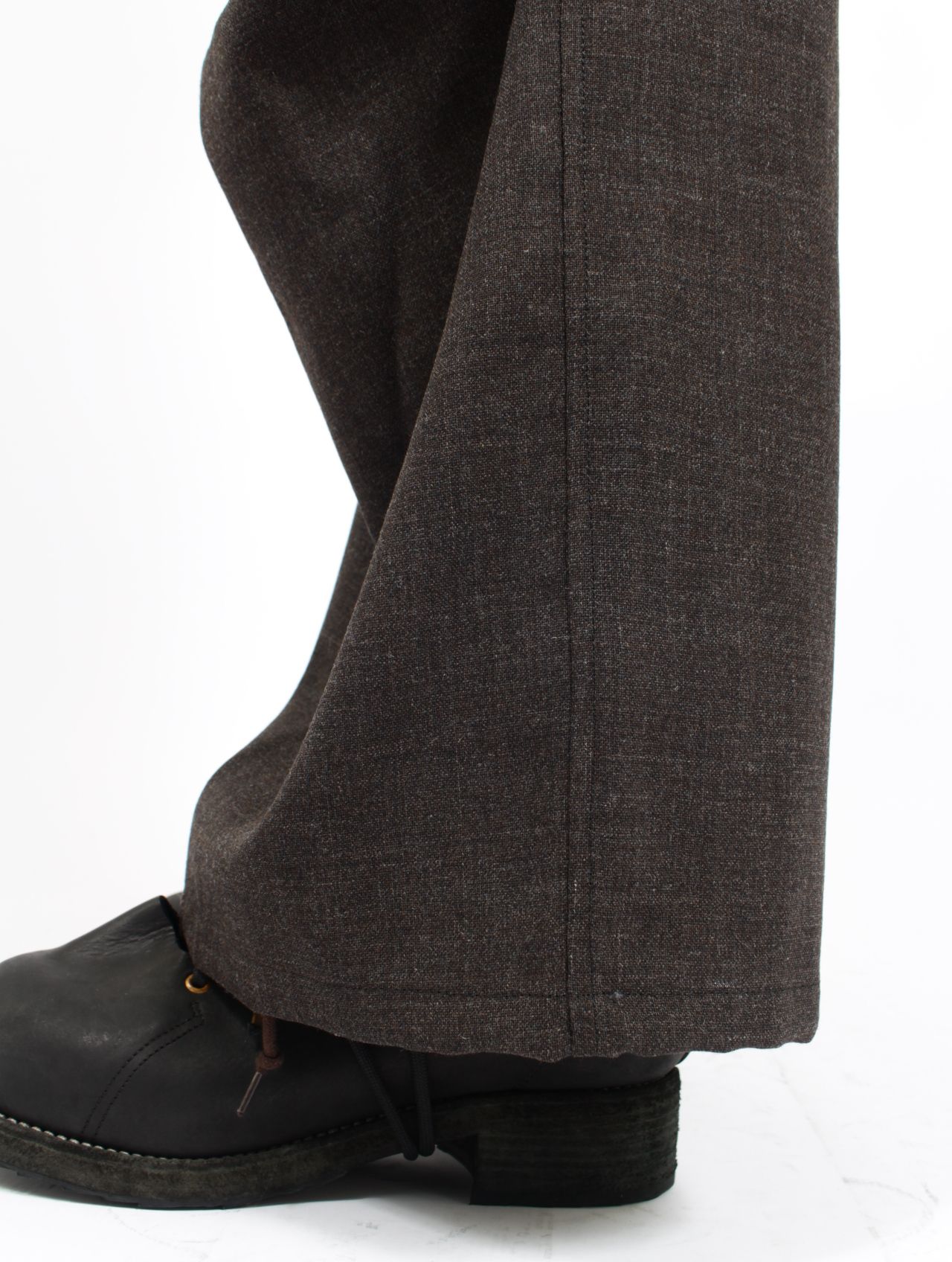 【26SS】ラフ ウール ジャンプスーツ / ROUGH WOOL JUMPSUIT .15 / ダークブラウン