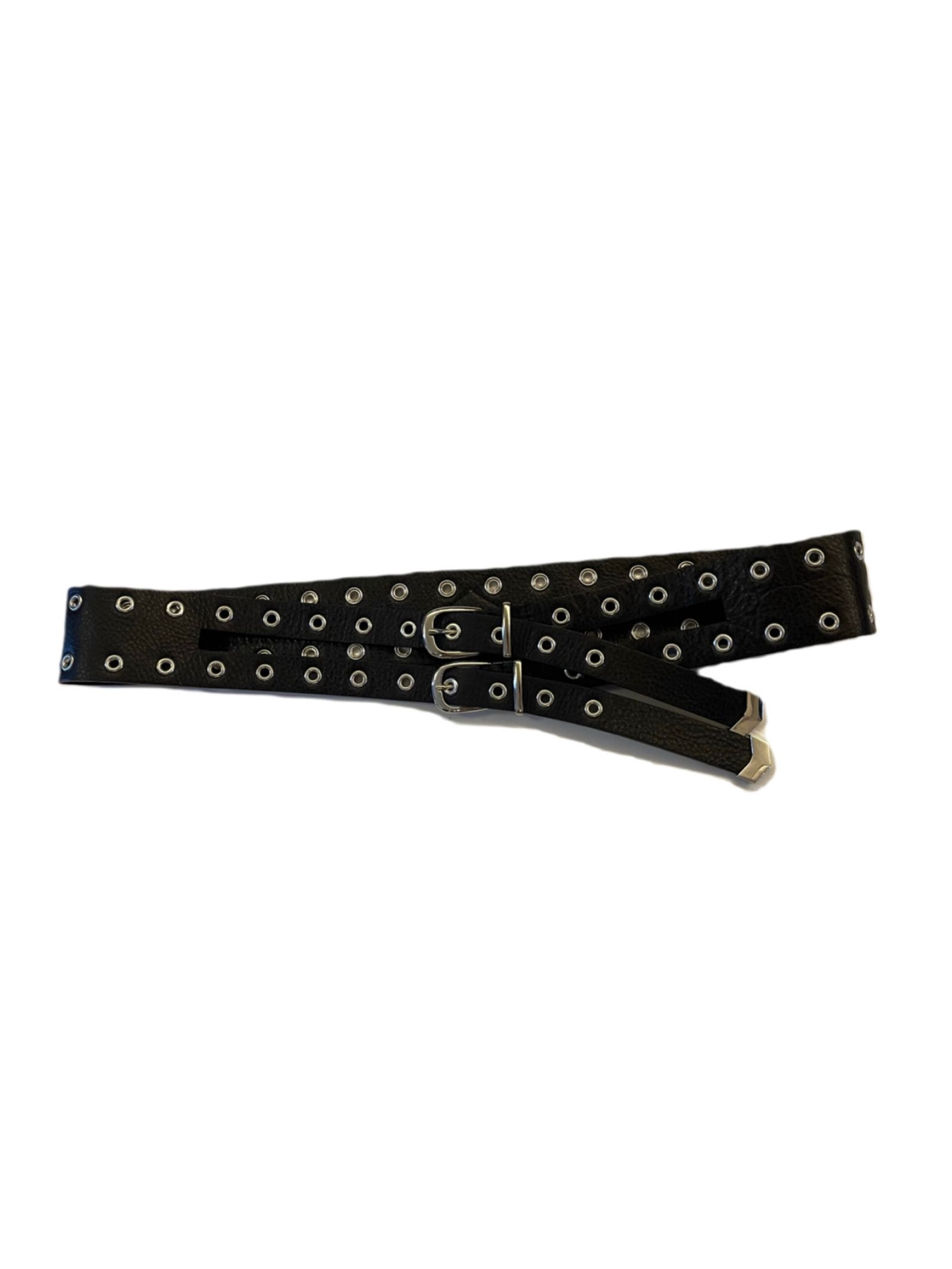 el conductorH コンダクター DOUBLE BUCKLE LEATHER BRACELET レザー