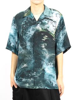 【26SS】シルク シャツ / SILK SHIRT / ブルー