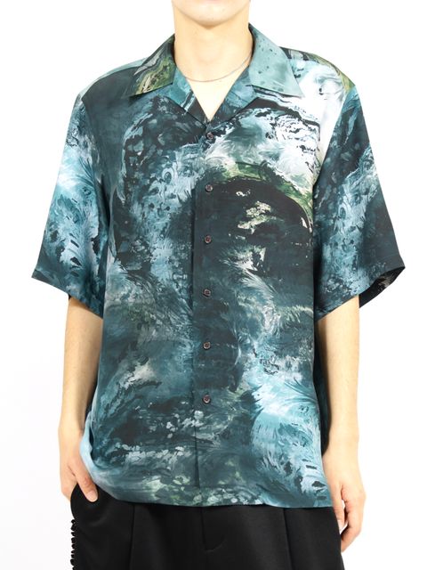 【26SS】シルク シャツ / SILK SHIRT / ブルー