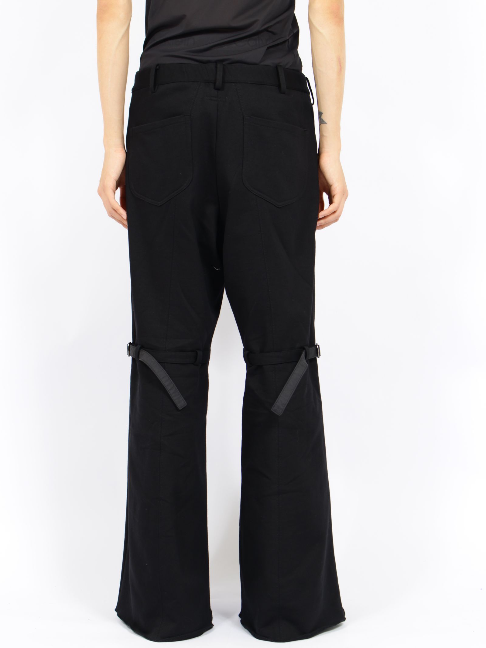 【26AW】ゲイター スウェットパンツ フレアパンツ / GAITER SWEAT PANTS / ブラック