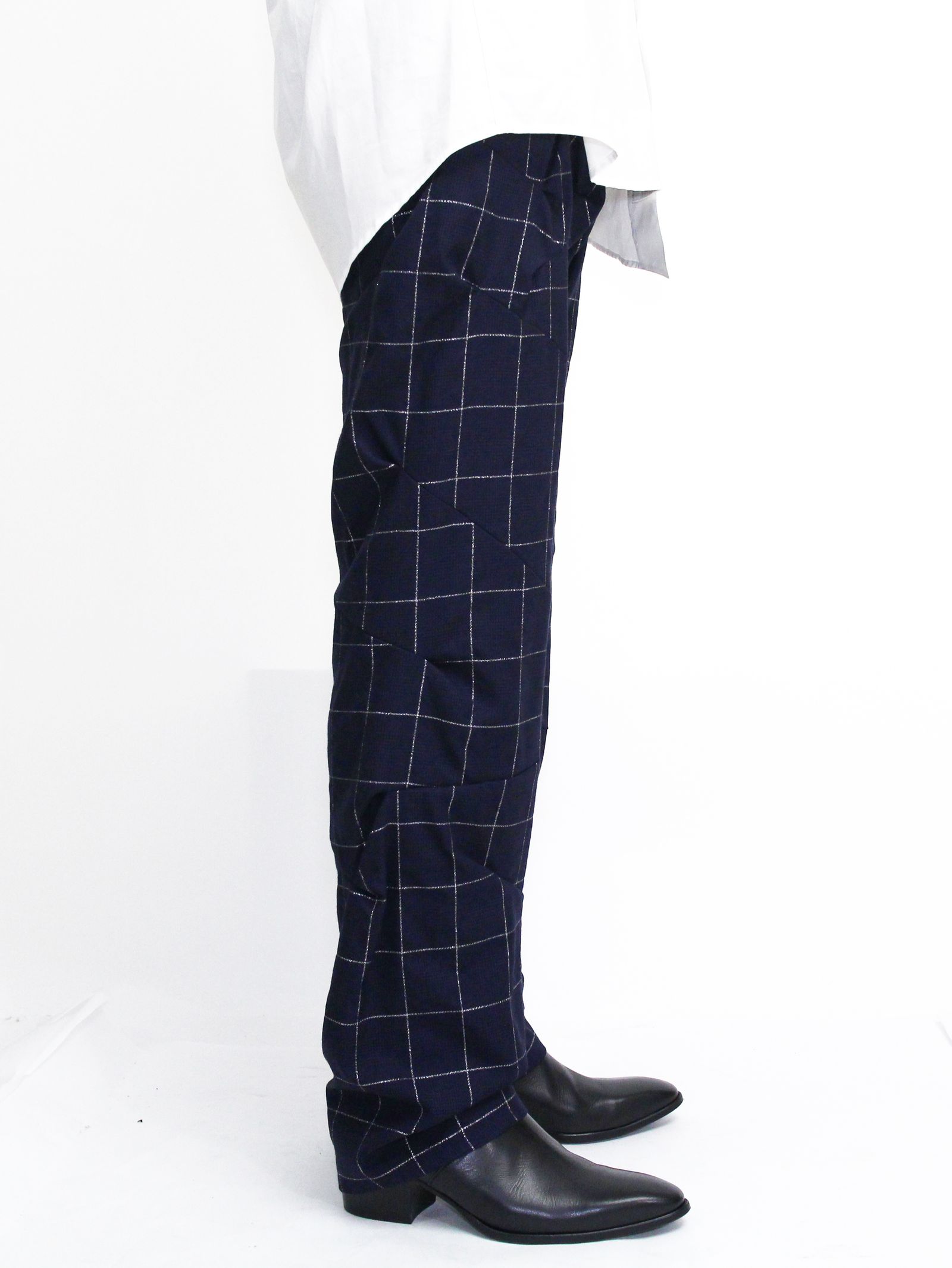 ダーツ スリムパンツ スラックス / Darts slim pants / ネイビー