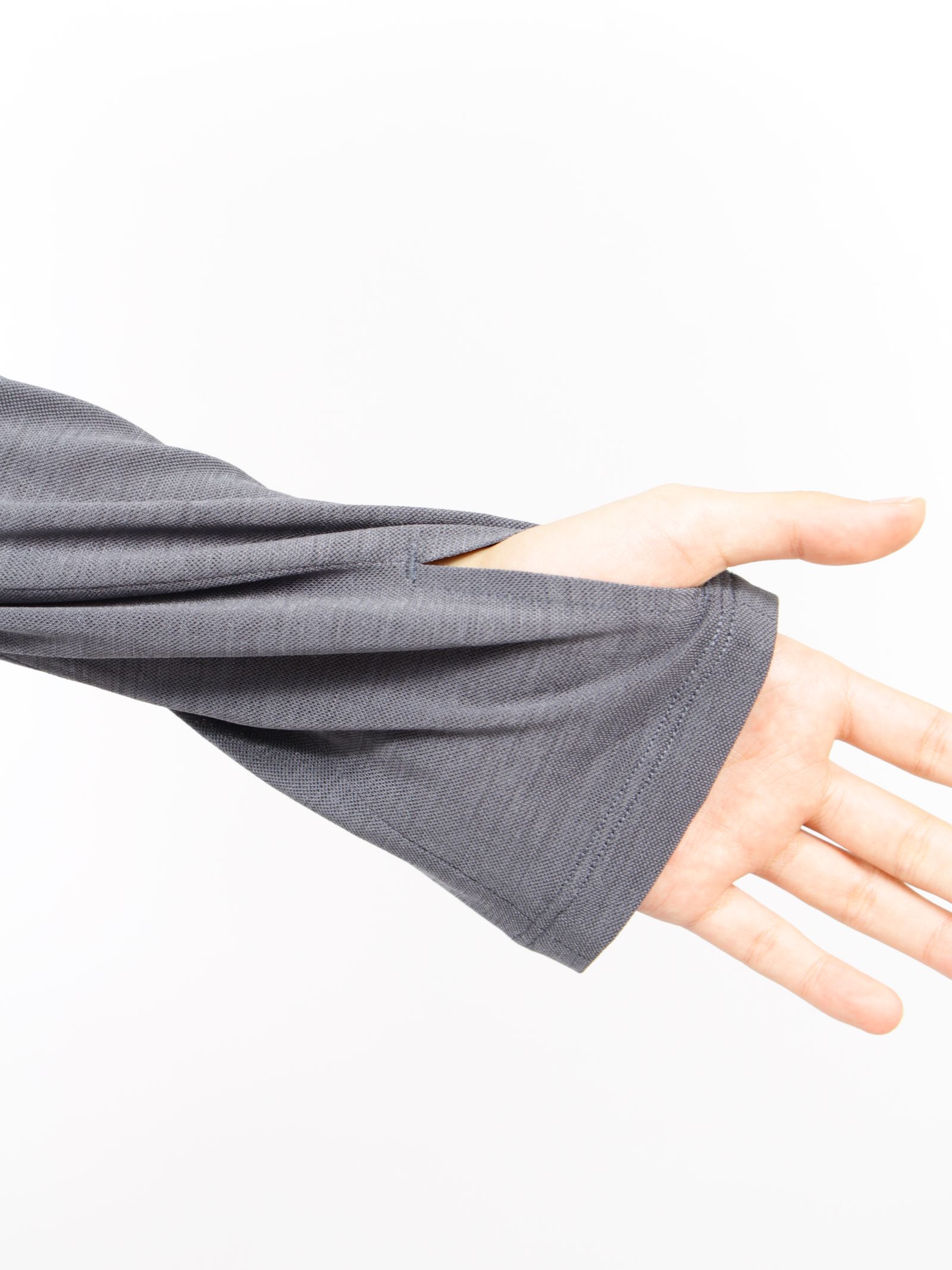 【26SS】ウェーブ ロング スリーブ / WAVE LONG SLEEVE / ブルー チャコール