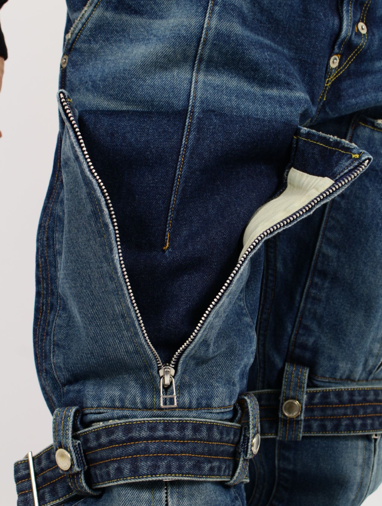 【25SS】ボンテージ デニム パンツ / BONDAGE DENIM PANTS.13 / ユーズドインディゴ