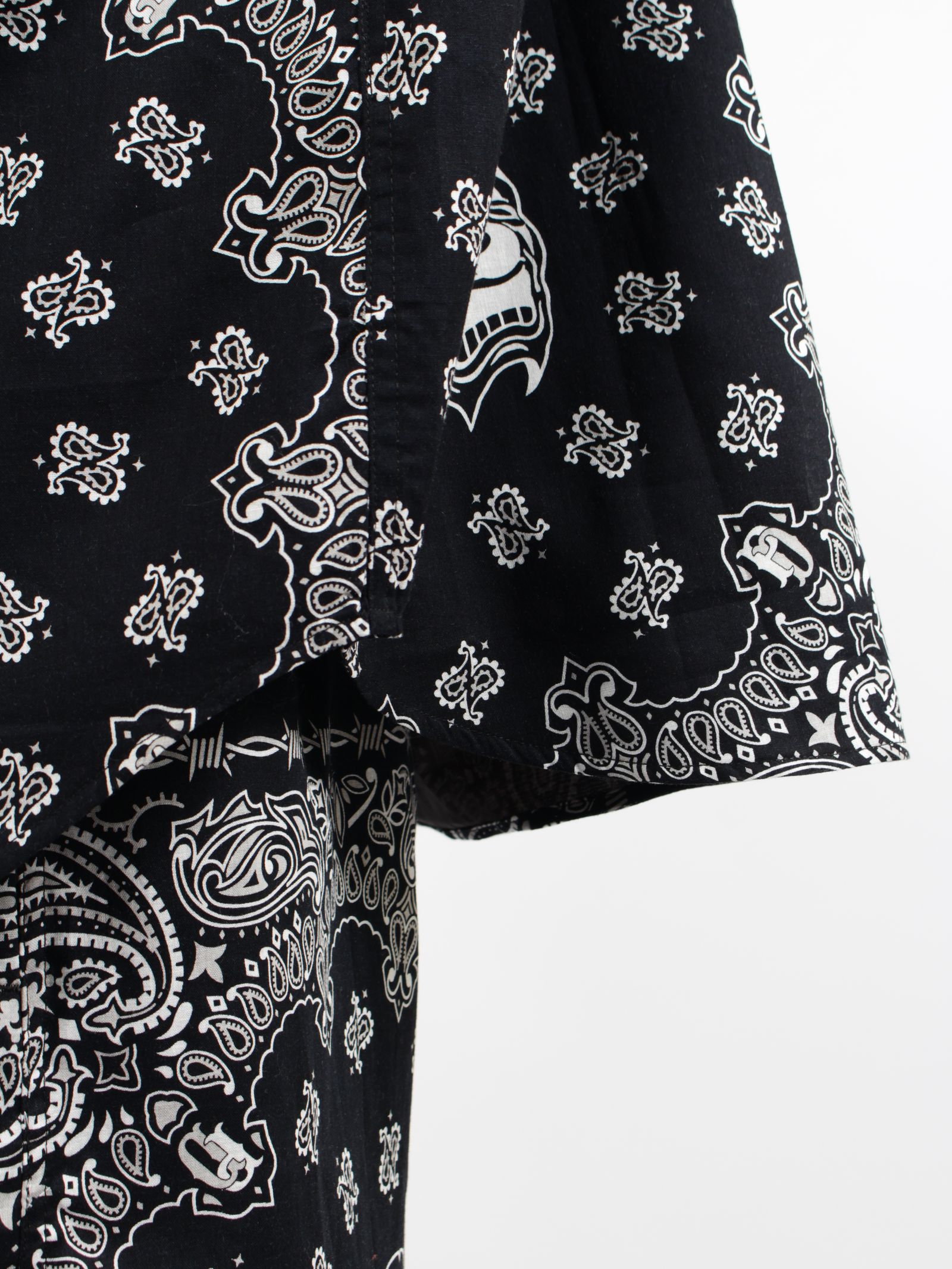 【26SS】コットン バンダナ シャツ ジャケット / COTTON BANDANA SHIRT JKT / ブラック