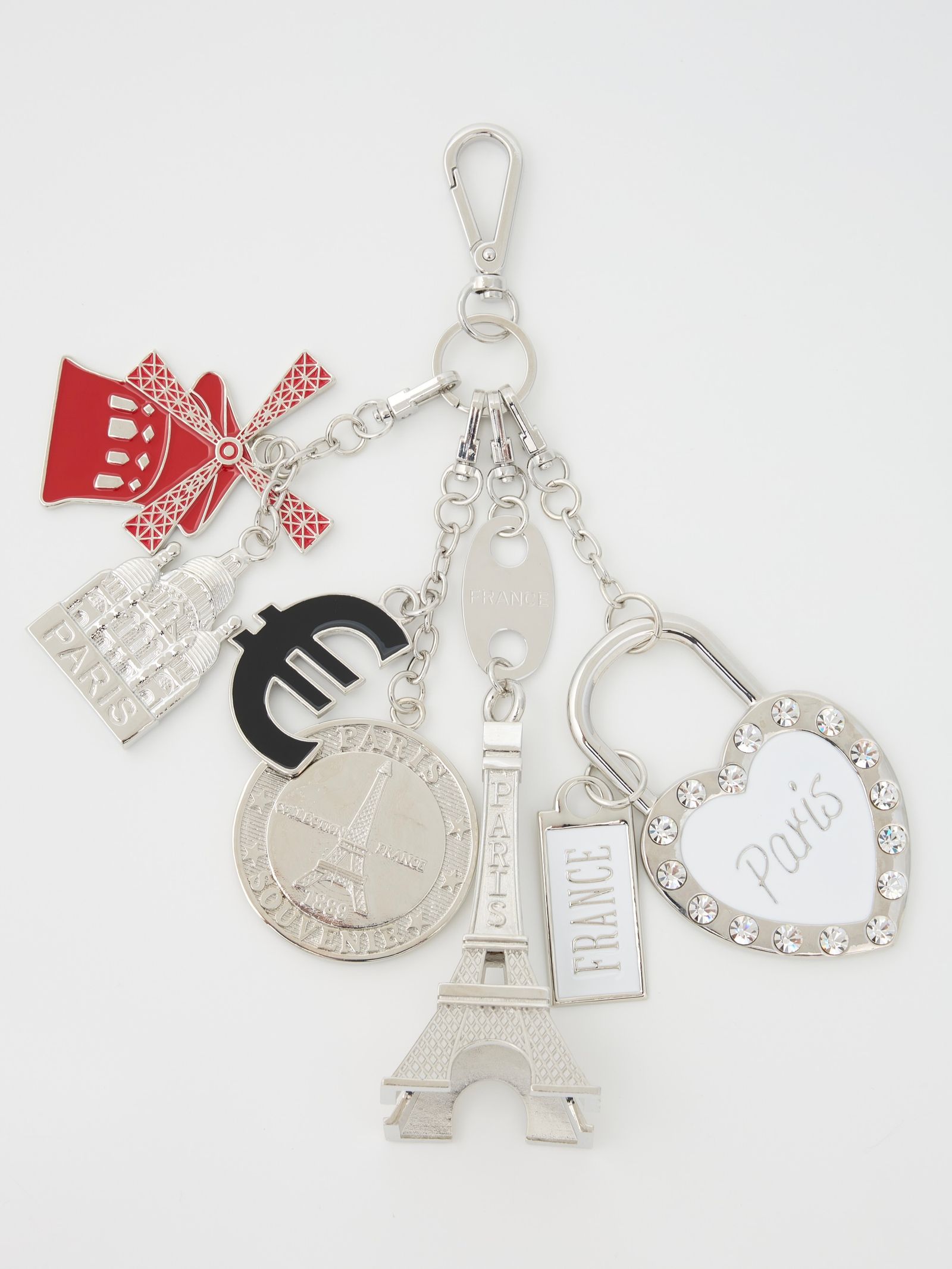 【26SS】ハート パッドロック スーベニア キーチャーム / VQ HEART PADLOCK SOUVENIR / シルバー