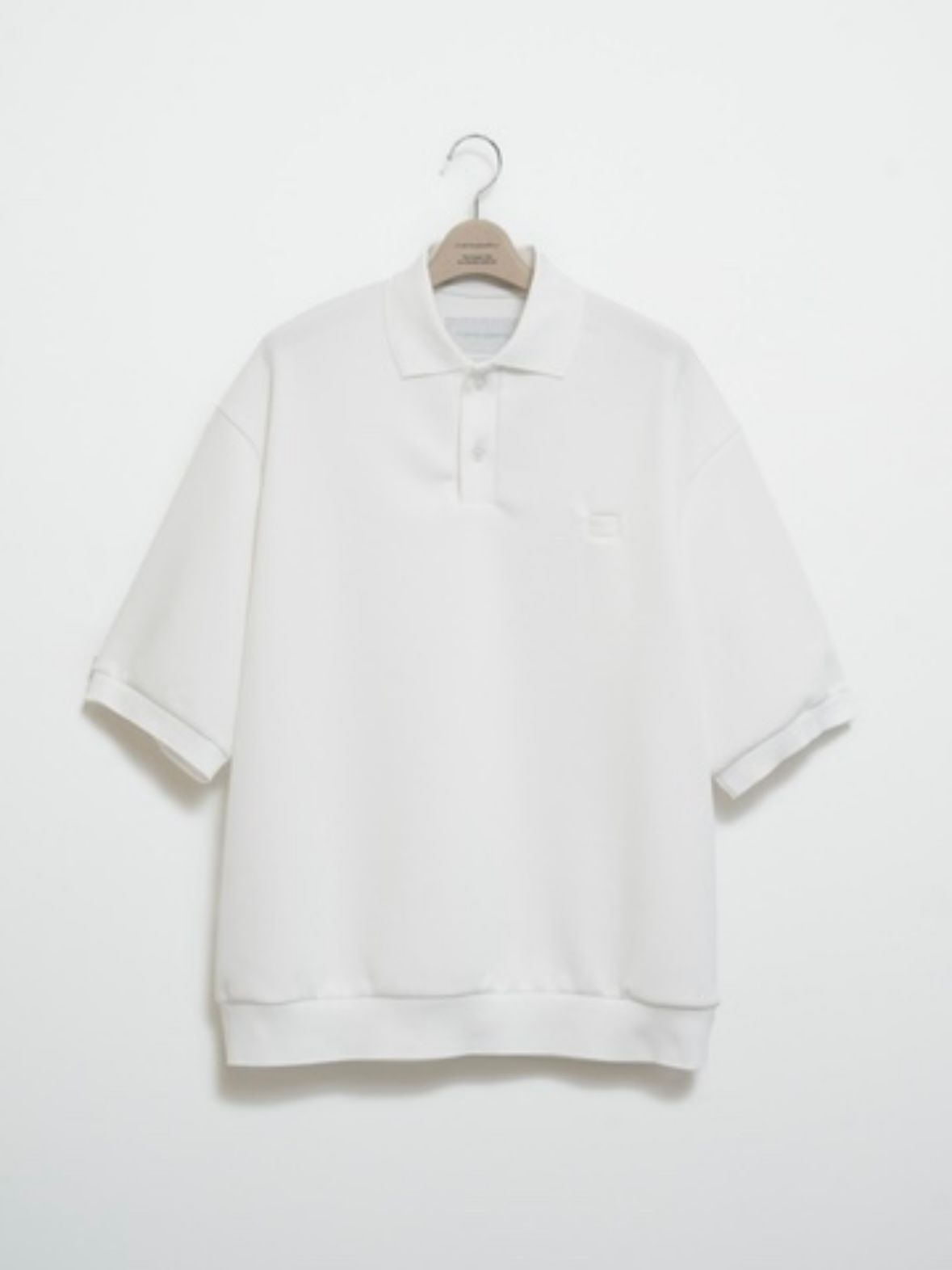 【23SS】オーバーサイズ ポロシャツ / LARGE POLO SHIRT / ホワイト - ホワイト - 1(S)