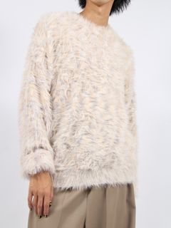 シャギー ニット プルオーバー / SHAGGY KNIT PULLOVER / オフホワイト