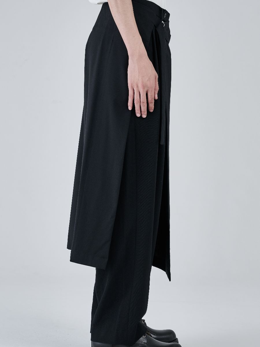 【27SS】 LEOPOLD SKIRT / ブラック