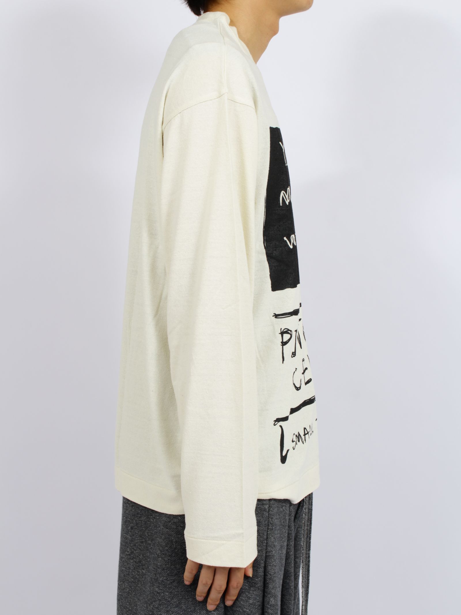【26AW】ステイトメント イン ディセンバー ロングスリーブ Tシャツ / STATEMENT IN DECEMBER(L/S TEE) / キャンバス