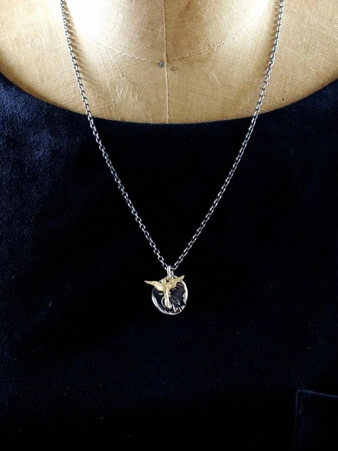 デイ ブレーカー ペンダント / DAY BREAKER PENDANT 【NIGHT AND BIRD】 NECKLACE / シルバー × ゴールド