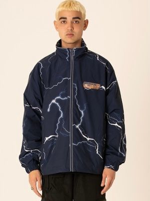 ライトニング トラック ナイロンジャケット / LIGHTNING TRACK JACKET / ネイビー