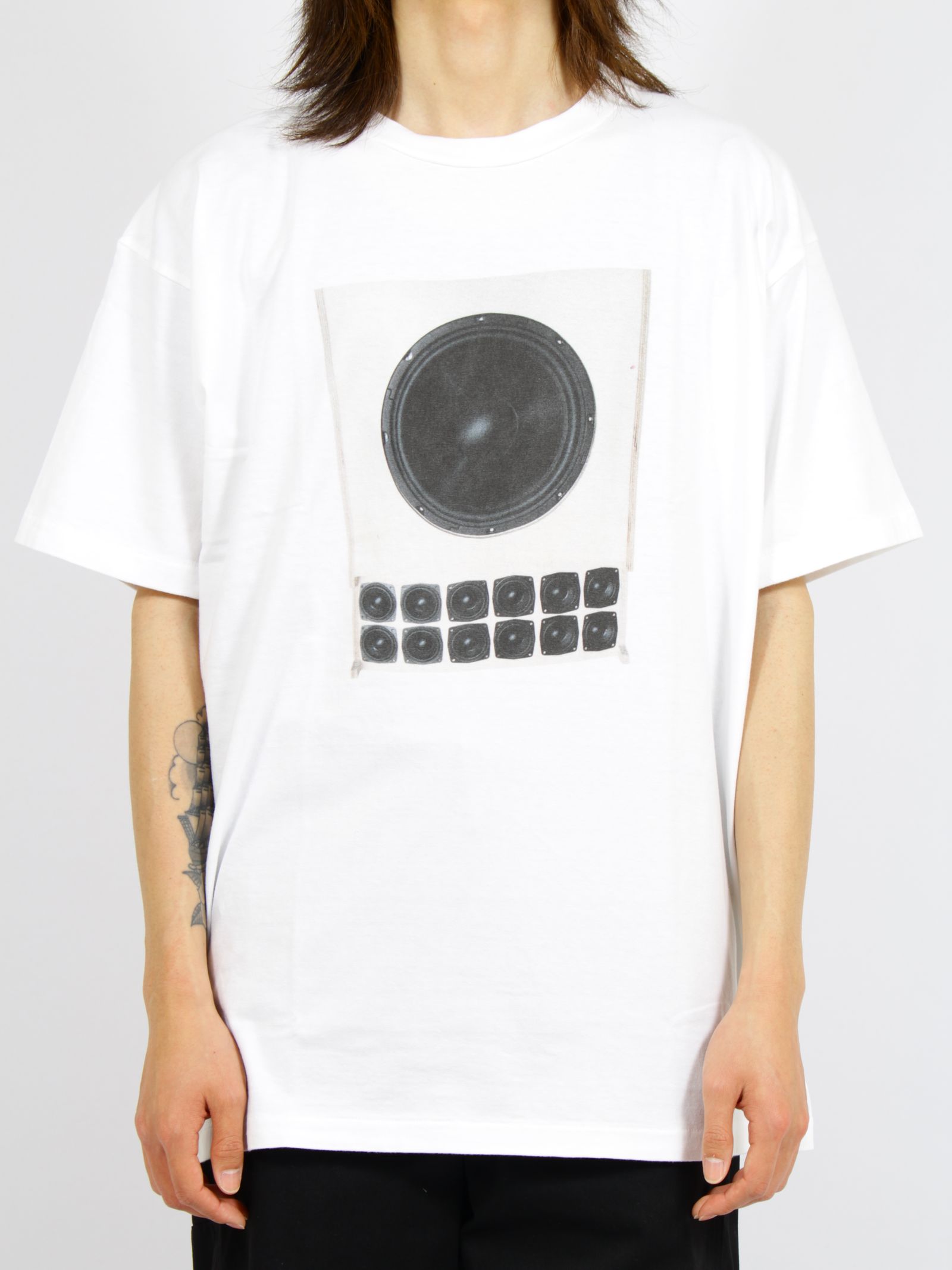 【26SS】スピーカー グラフィック Tシャツ / SPEAKER TEE / ホワイト