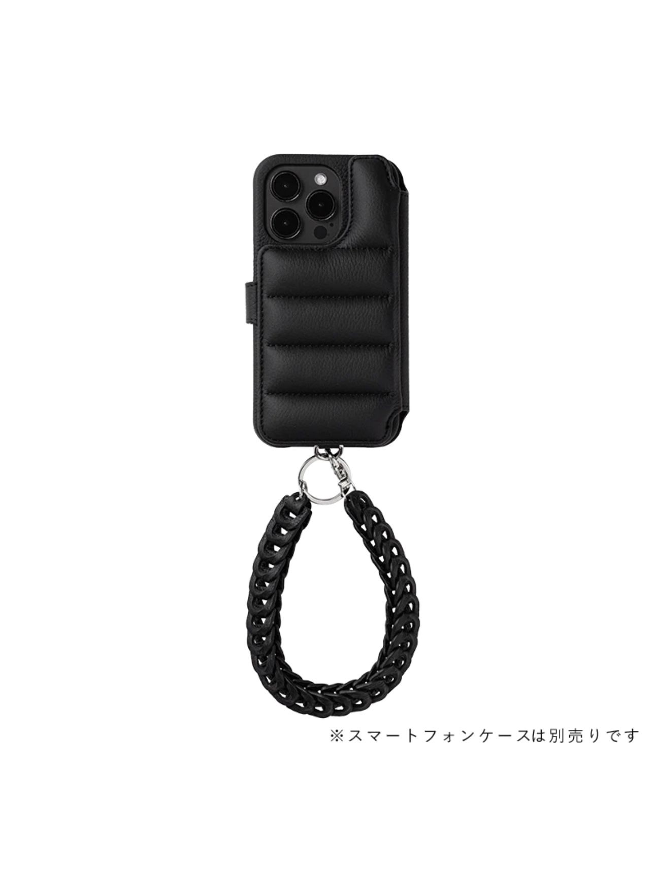 レザーチェーン ハンド ストラップ / HAND STRAP SYMBOLE / ブラック