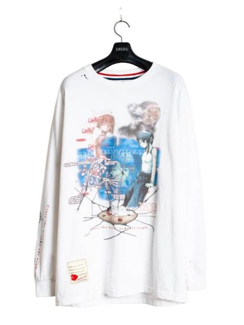 【26AW】セブ VS レイン レイヤー ロング スリーブ Tシャツ / SEV VS LAIN LAYER L/SL TEE / ホワイト