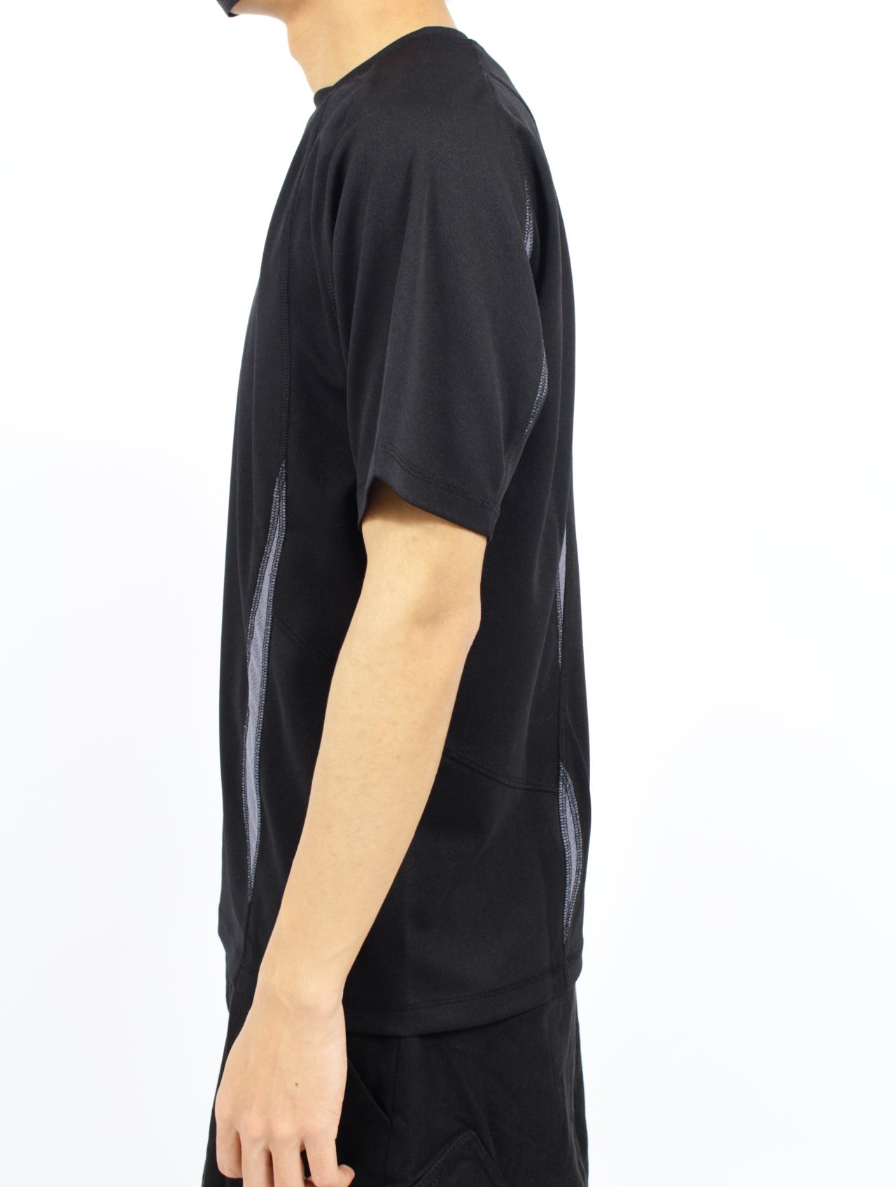【25SS】フローイング パネル Tシャツ / FLOWING PANEL T-SHIRT / ブラック