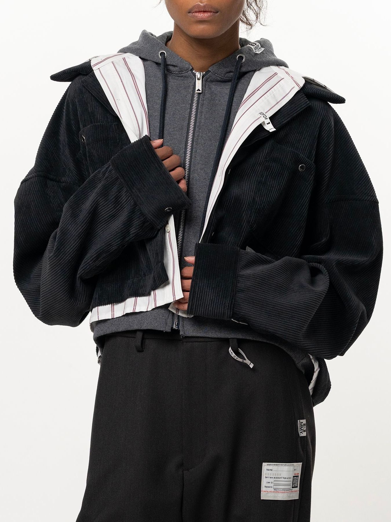 【26AW】スリー レイヤード シャツ / THREE LAYERED SHIRTS / ブラック