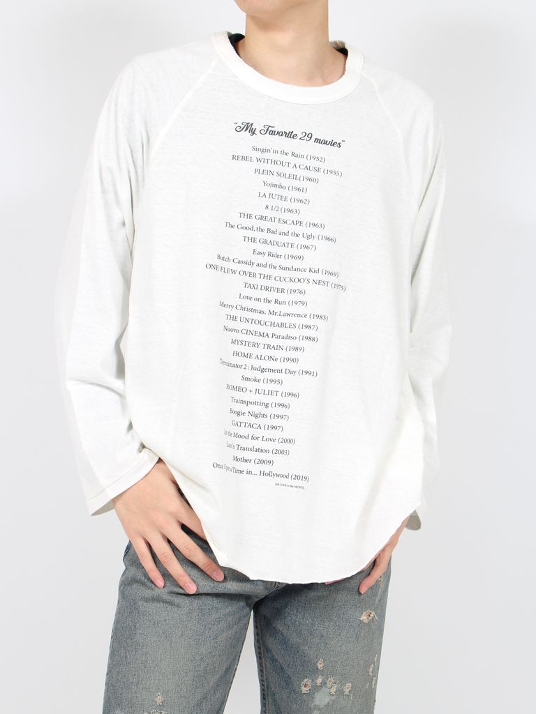 DAIRIKU - 【24SS】ビッグ ラグラン ロングスリーブTシャツ /  