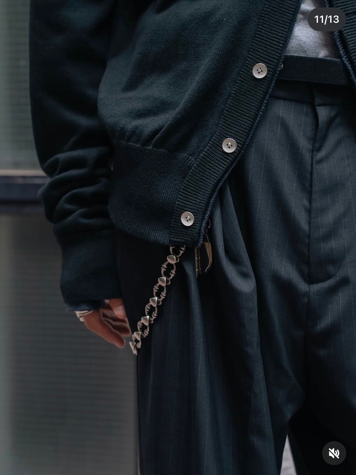 【26AW】コンパクト ライナー カーディガン / COMPACT LINER CARDIGAN .16 / ブラック
