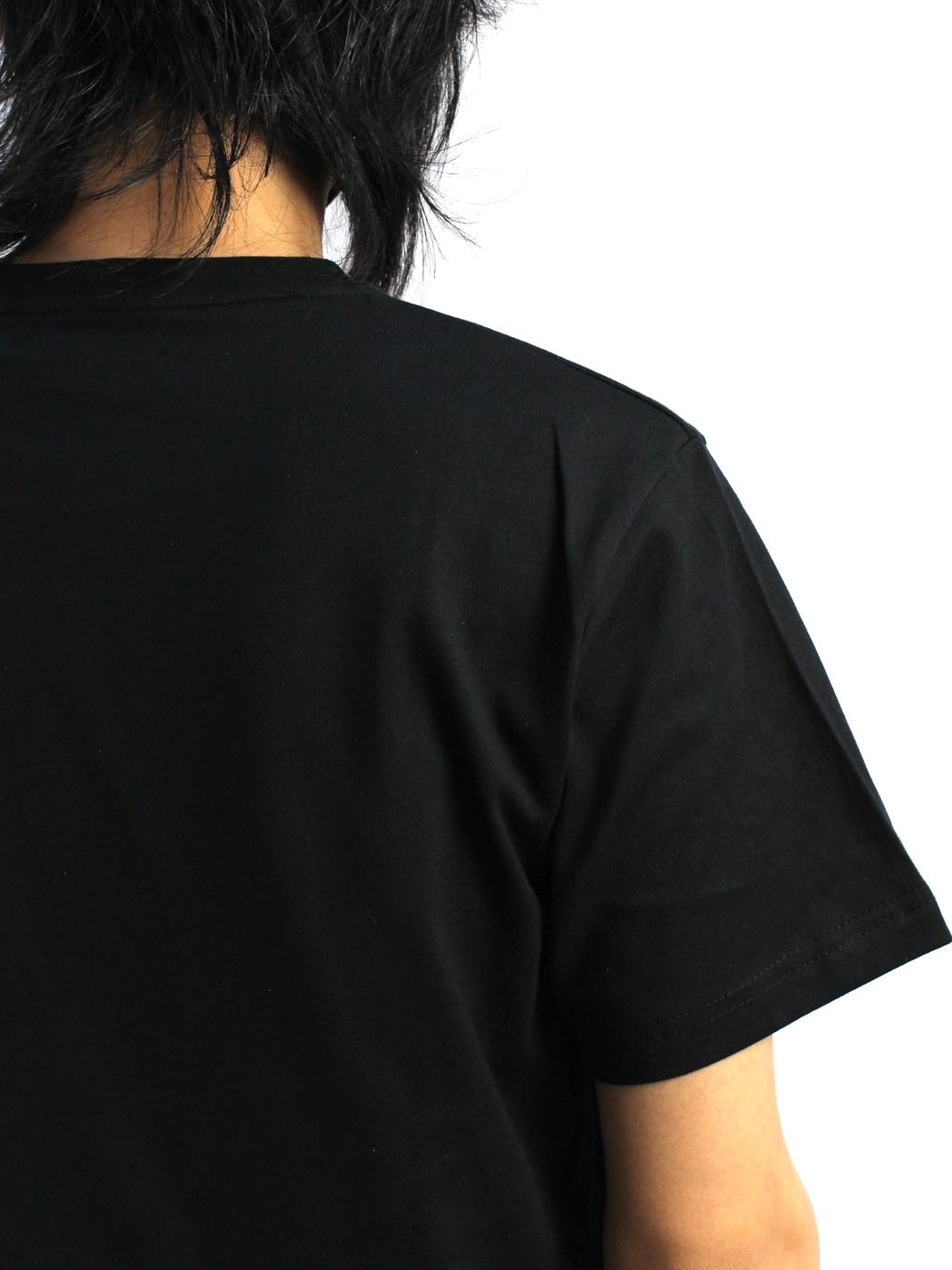 ワンポイント タグ Tシャツ / BASIC TAG TEE / ブラック - S - ブラック