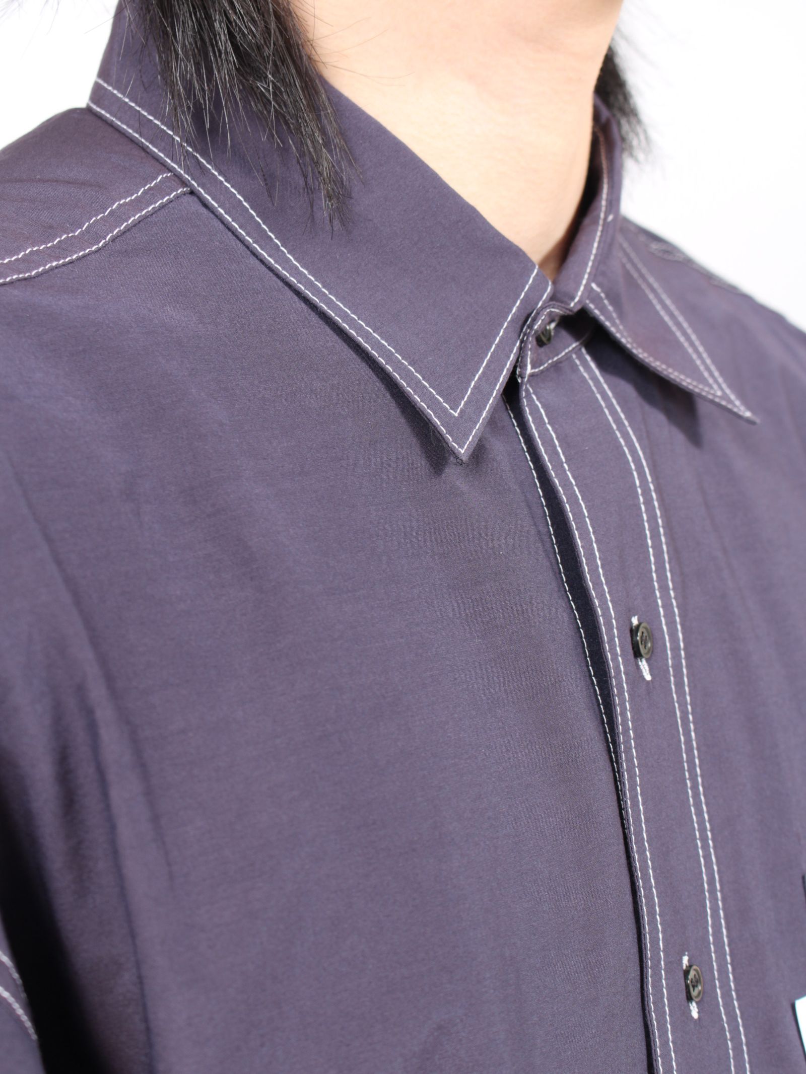 【24AW】ボーイフレンド ガールフレンド シャツ / BOYFRIEND GIRLFRIEND SHIRT / パープル
