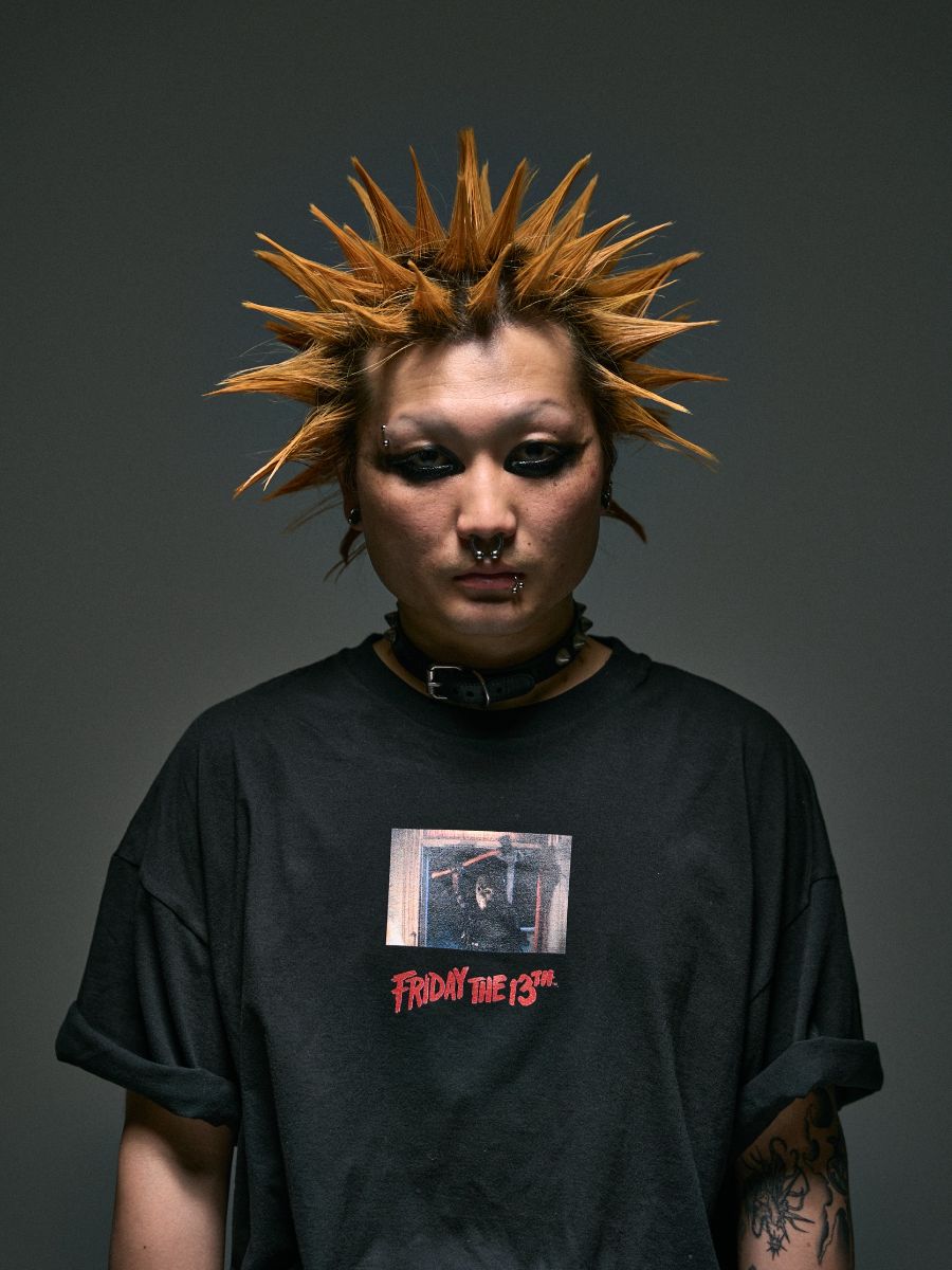 【13日の金曜日コラボ】ムービー シーン Tシャツ / x FRIDAY THE 13TH MOVIE SCENE T-SHIRT / ブラック
