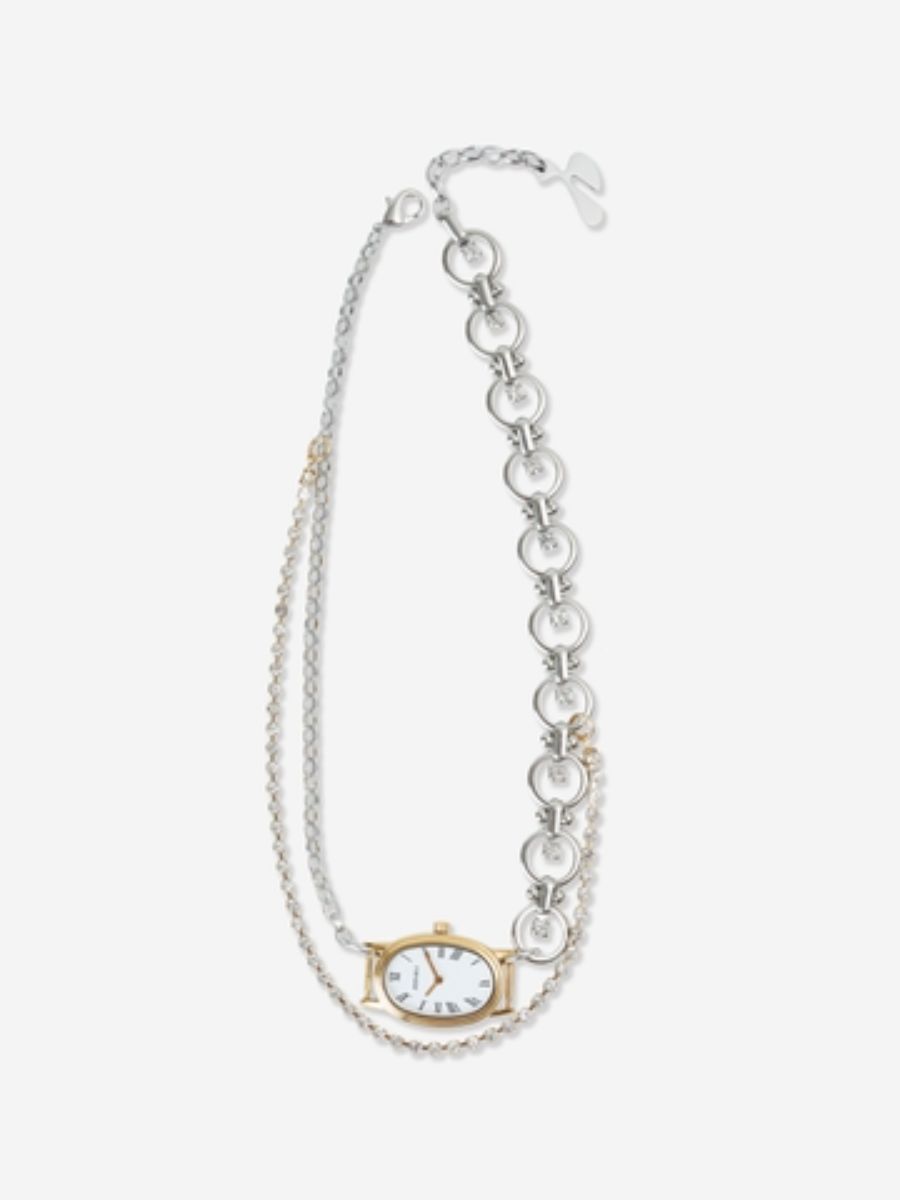 レガシー ウォッチ ネックレス 時計 / LEGACY WATCH NECKLACE / シルバー×ゴールド