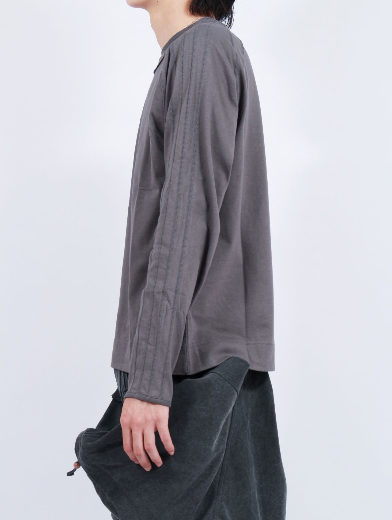 【25AW】ジュウニシ ロングスリーブ Tシャツ / 十二支 LS TEE / グレー