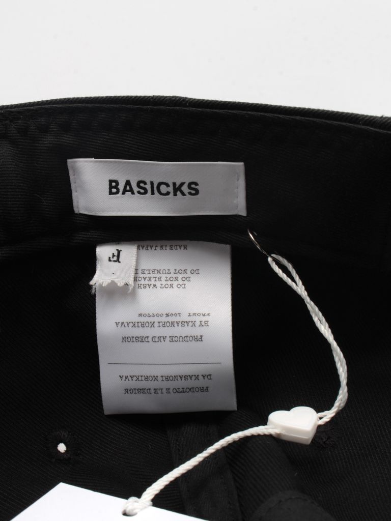 BASICKS 【24AW】ボーン ニューヨーク キャップ BONE NEW YORK CAP ブラック STORY