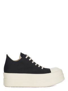 【24AW】ダブルバンパー ローカット スニーカー / DOUBLE BUMPER LOW SNEAKS / ブラック×ホワイト