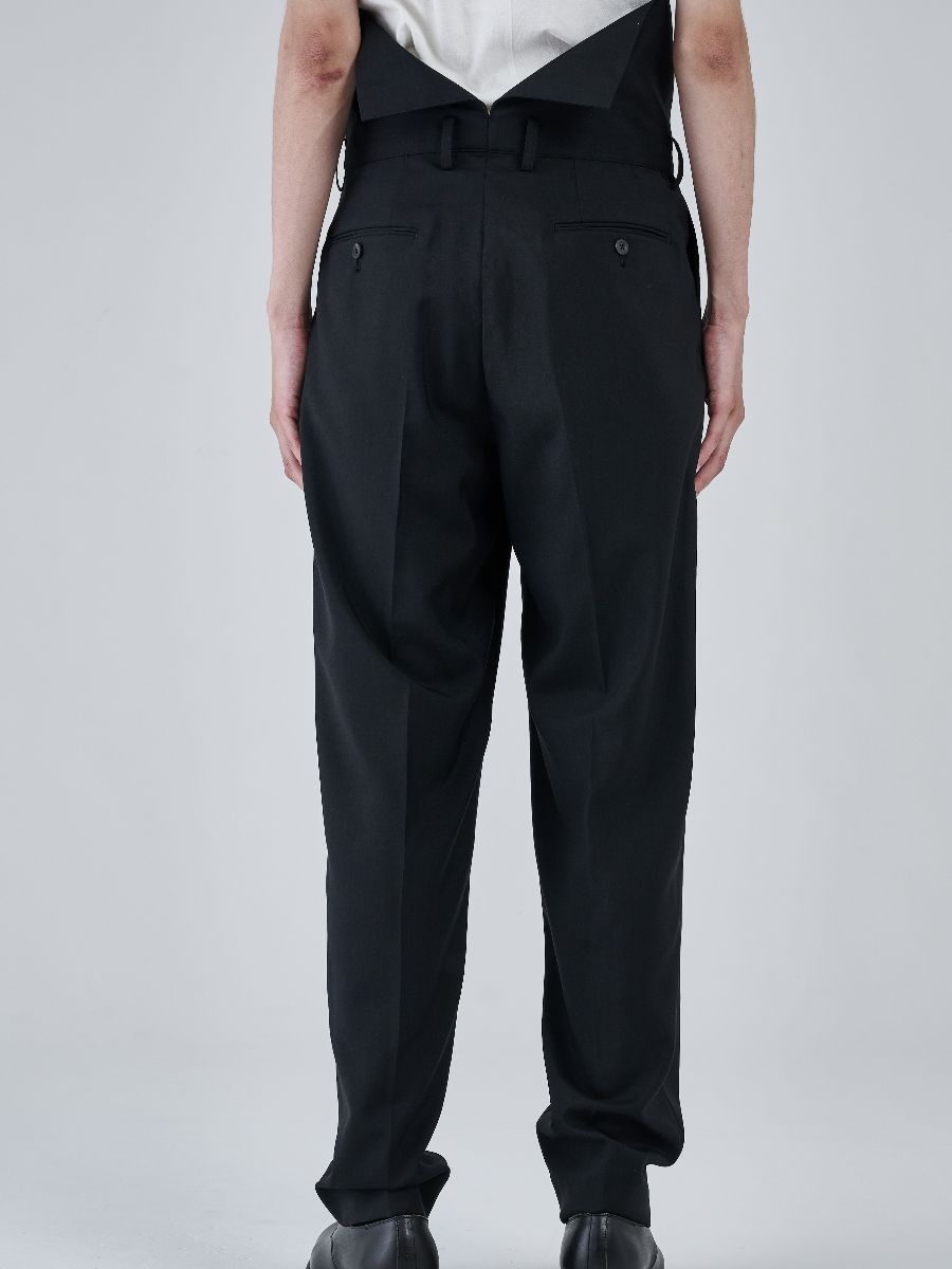 【27SS】 EVENING TROUSER / ブラック