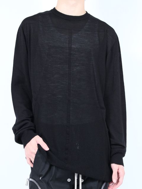 【24AW】オーバーサイズ レベル ニット / OVERSIZED LEVEL / ブラック