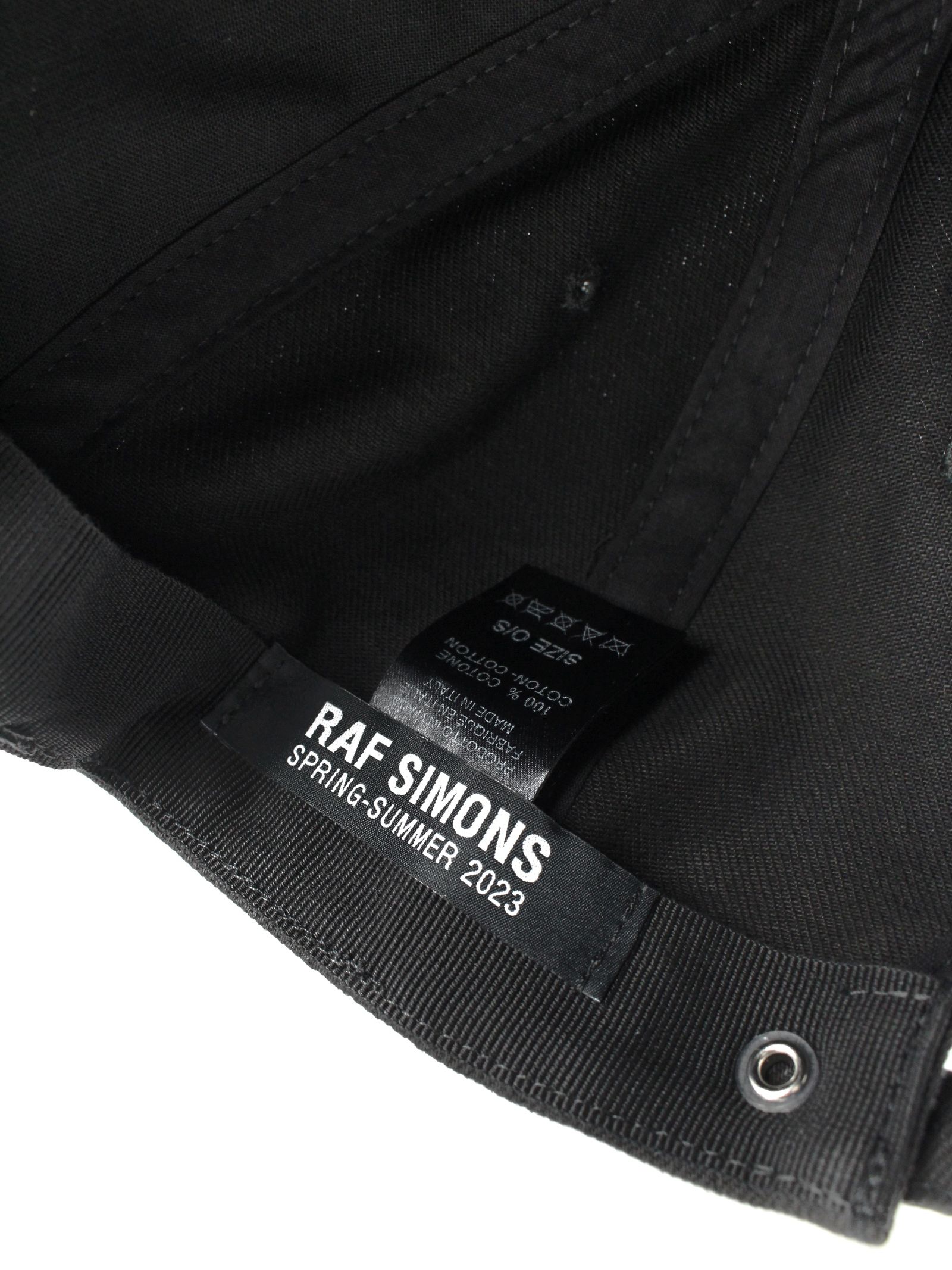 RAF SIMONS - 【23SS】エンブロイダリー Rロゴ キャップ / Cap wit