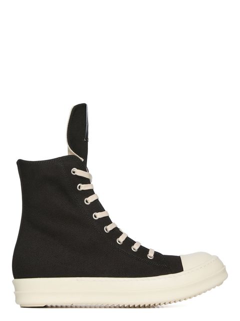 【25SS】 ハイカット スニーカー ラモーンズ シーズン限定デザイン / SNEAKS(旧:RAMONES) / ブラック × ホワイト