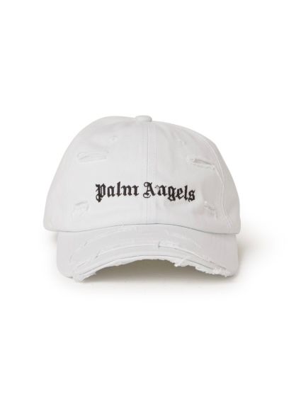 PALM ANGELS - 【23SS】デストロイ パームエンジェルスロゴ キャップ 