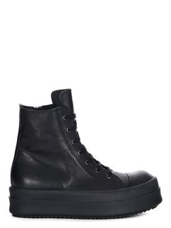 【25AW】メガバンパー ハイカット スニーカー / MEGA BUMPER SNEAKERS / ブラック×ブラック
