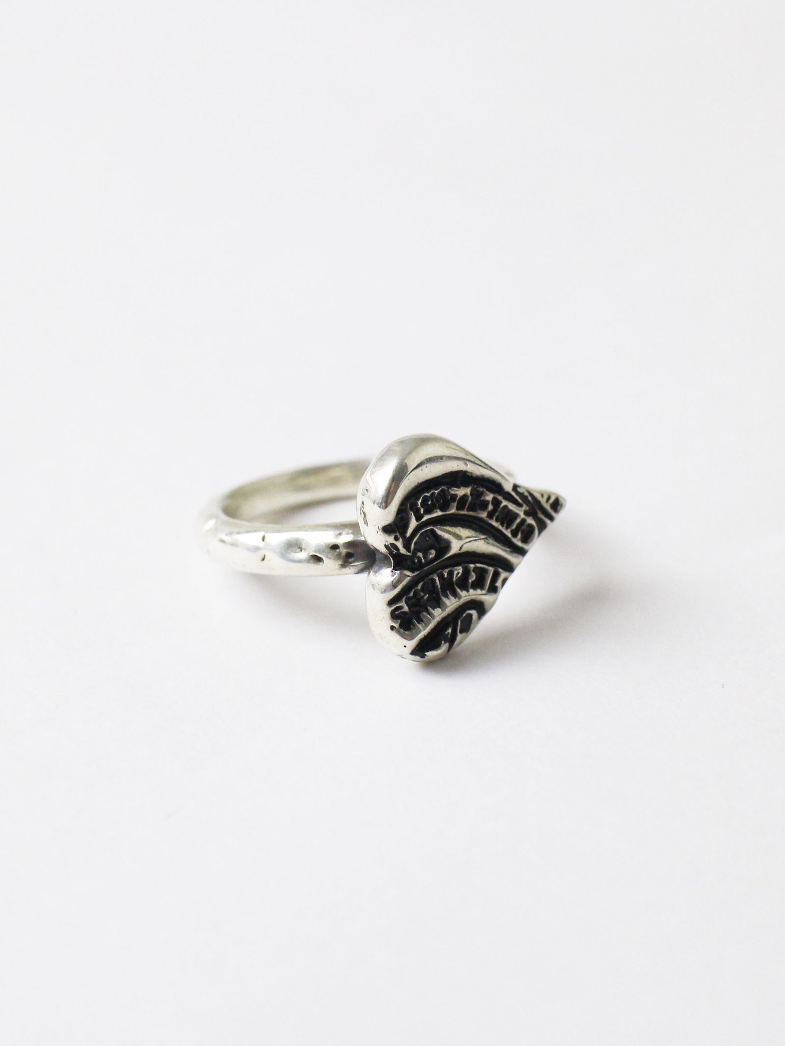 【取り寄せ】スタンプ ハート リング / Stamp Heart Ring 直営限定Ver. / シルバー