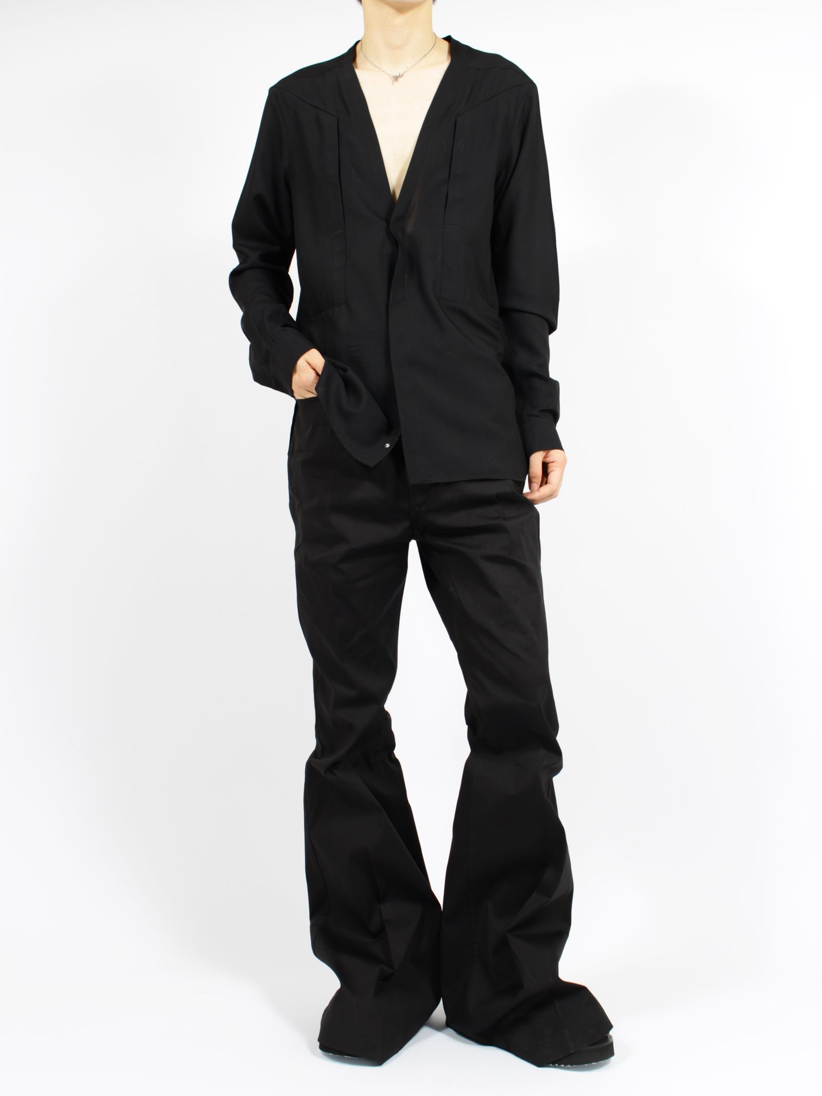 【26SS】ラリー フォッグ ポケット シャツ / LARRY FOGPOCKET SHIRT / ブラック