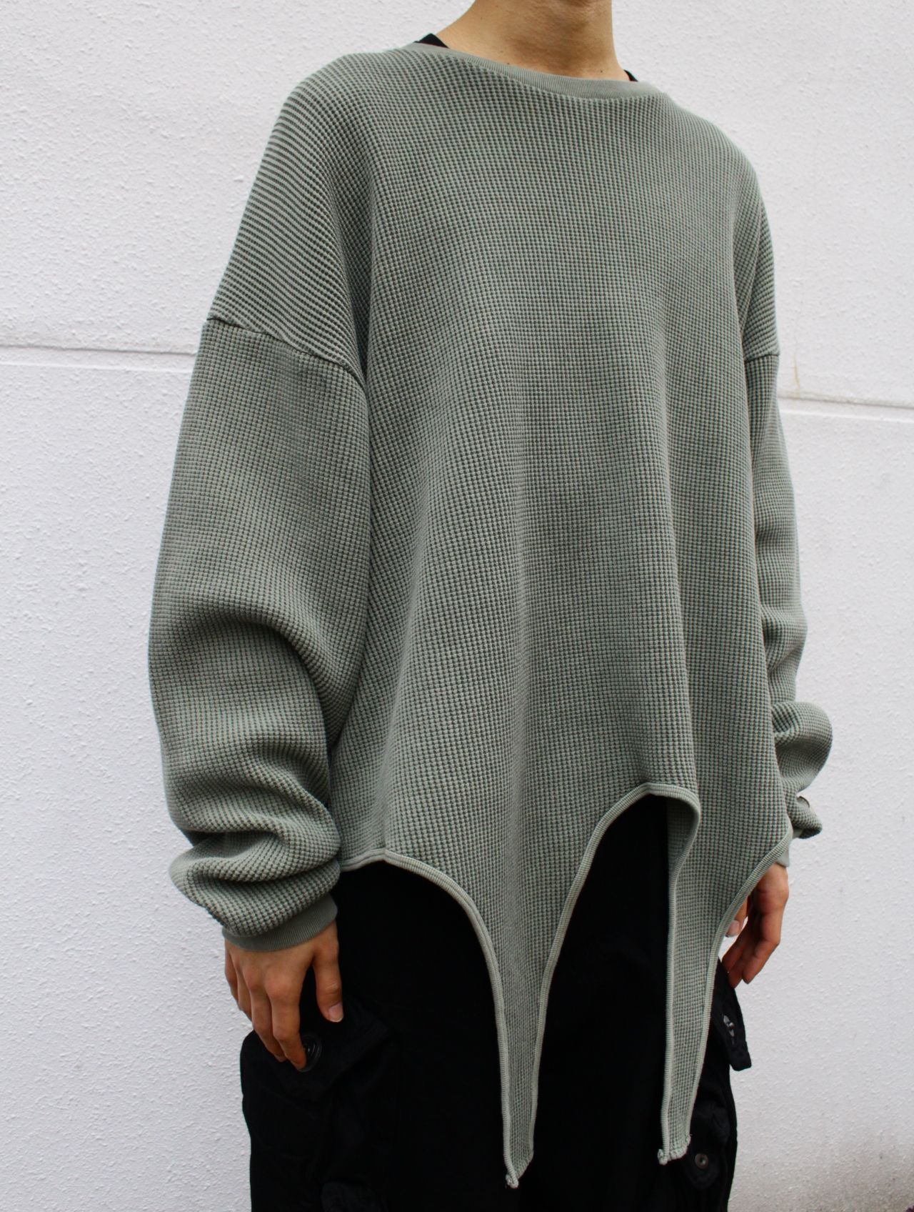 el conductorH 【25SS】 ワッフルテール ロングスリーブ el conductorH - 【25SS】ワッフル テール ロングスリーブ
