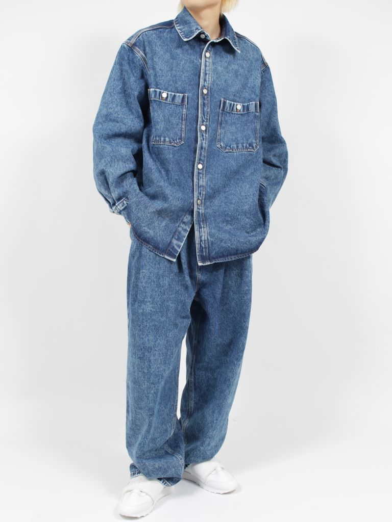 HED MAYNER - 【23AW】オーバーサイズ デニムシャツ / DENIM OVERSHIRT  
