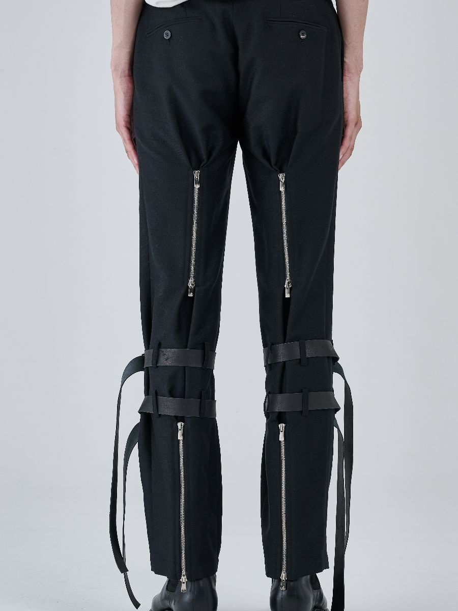【27SS】 BONDAGE CAVE TROUSER / ブラック