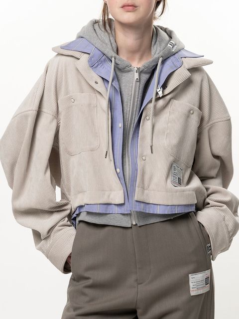【26AW】スリー レイヤード シャツ / THREE LAYERED SHIRTS / ホワイト
