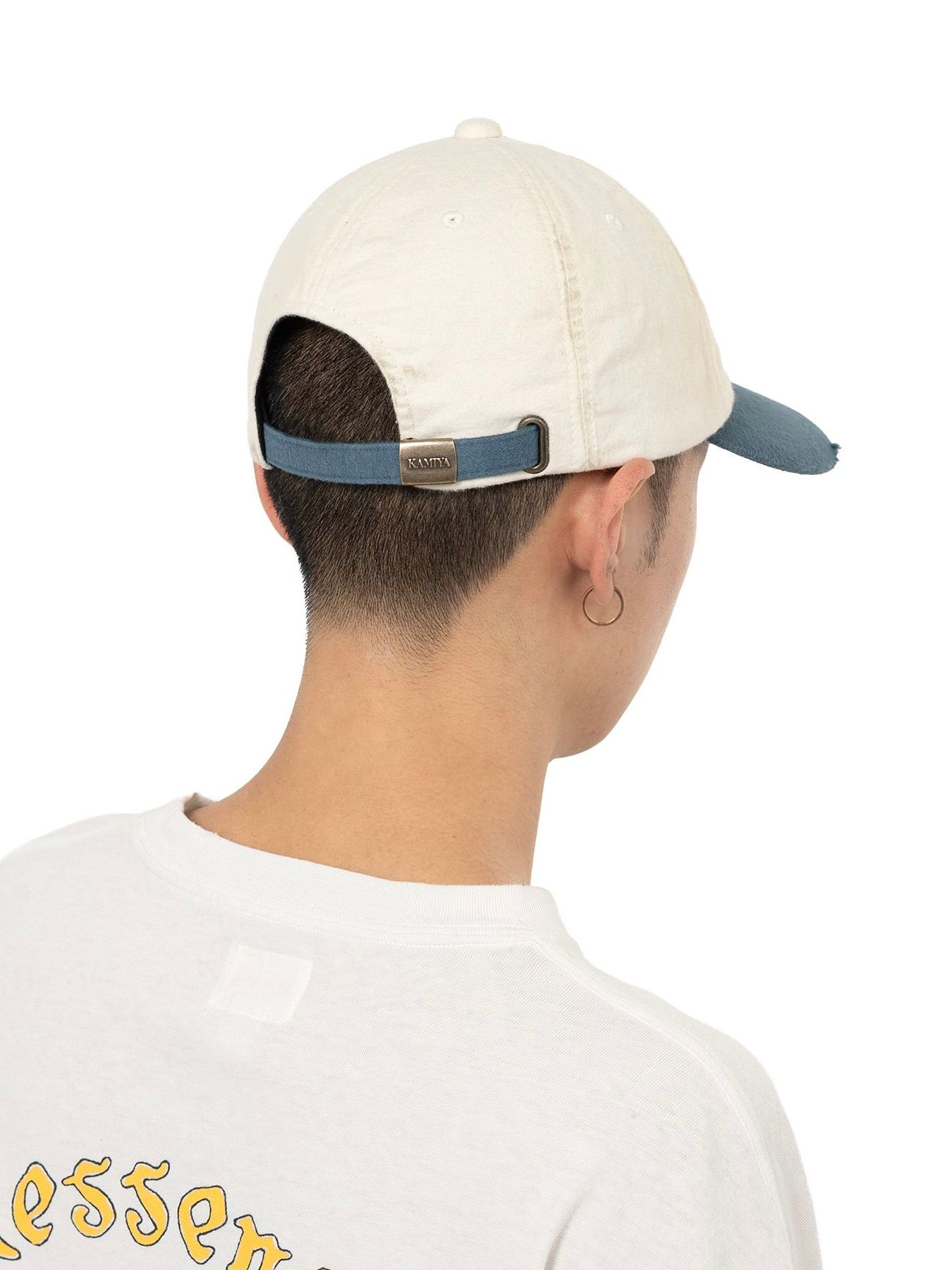 【25AW】CA4LA コラボレーション "I LOVE U" ディストレスド キャップ / CA4LA × KAMIYA "I LOVE U" DISTRESSED CAP / ブルー