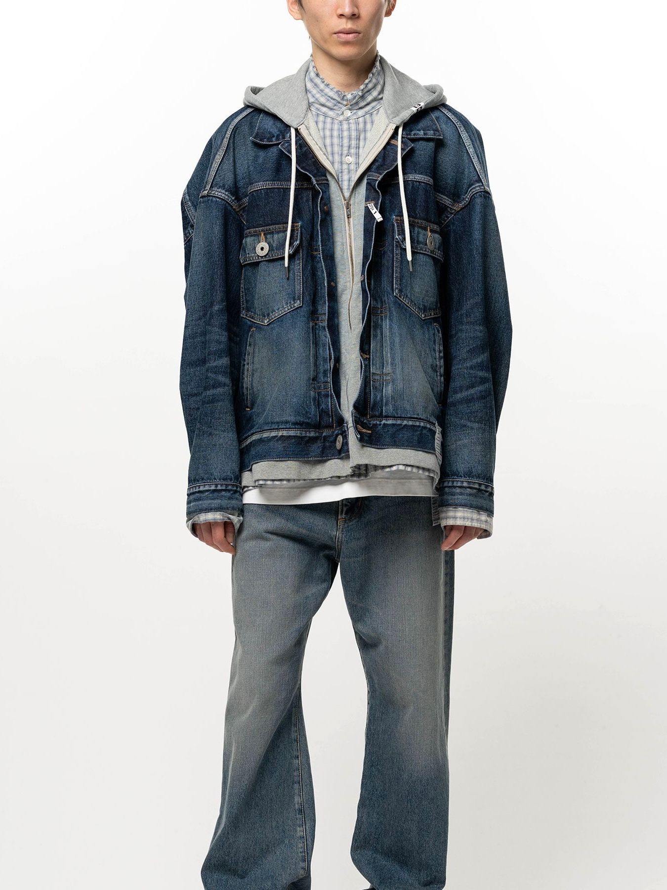 【26AW】 トリプル レイヤード デニム ジャケット / TRIPLE LAYERED DENIM JK / インディゴ